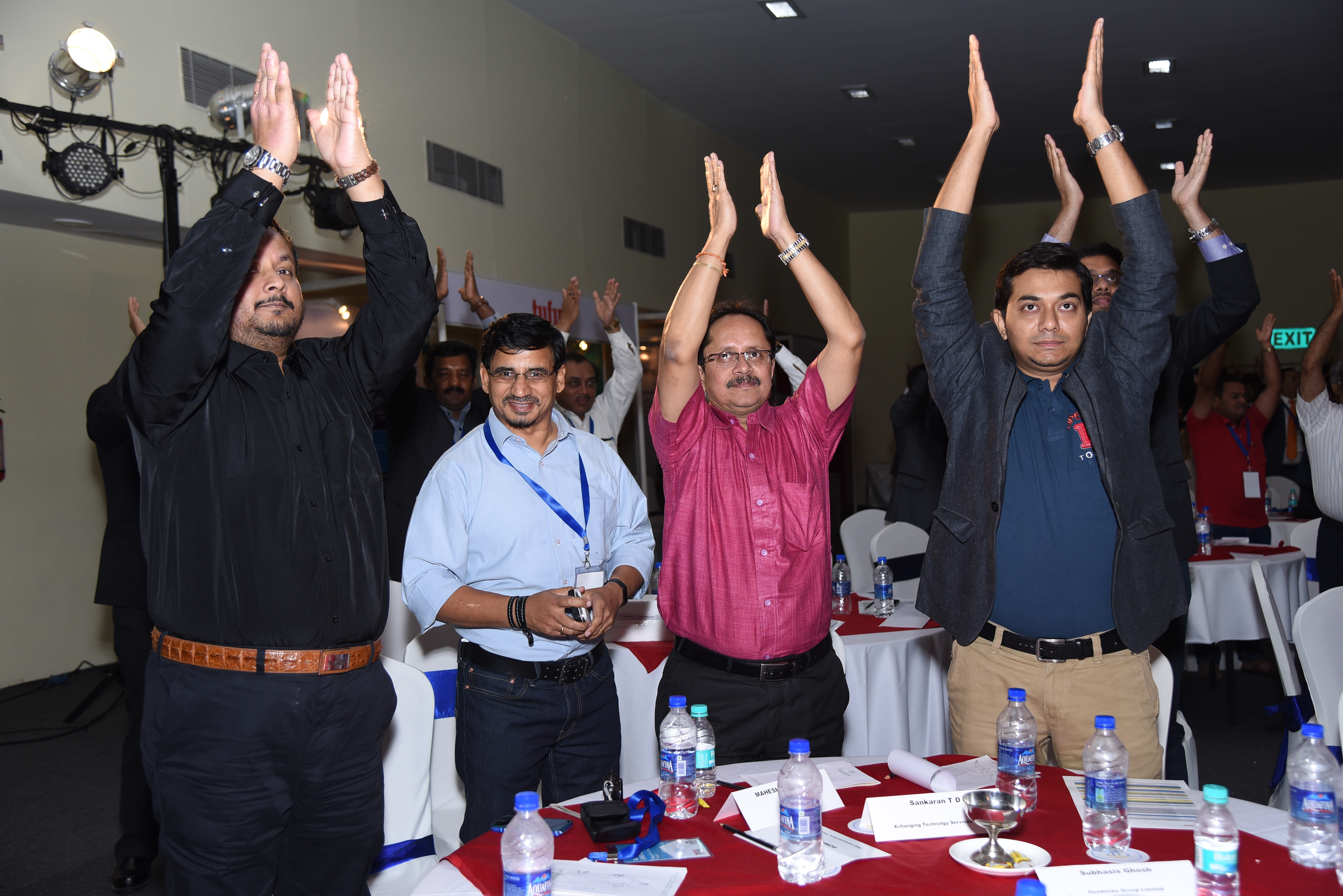 Standing ovation Naseer Khan event